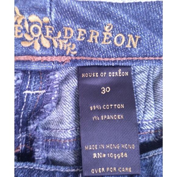 House of Dereon Jeans Womens Size 30 Tall - Picture 5 of 11